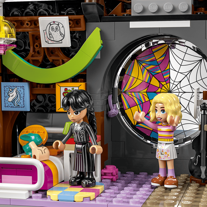 Lego Wednesday and Enid Room