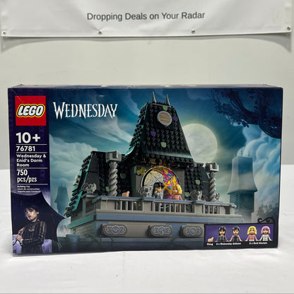 Lego Wednesday and Enid Room Box Front