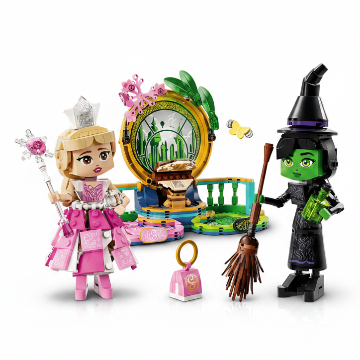 Lego Wicked Elphaba and Glinda Figures