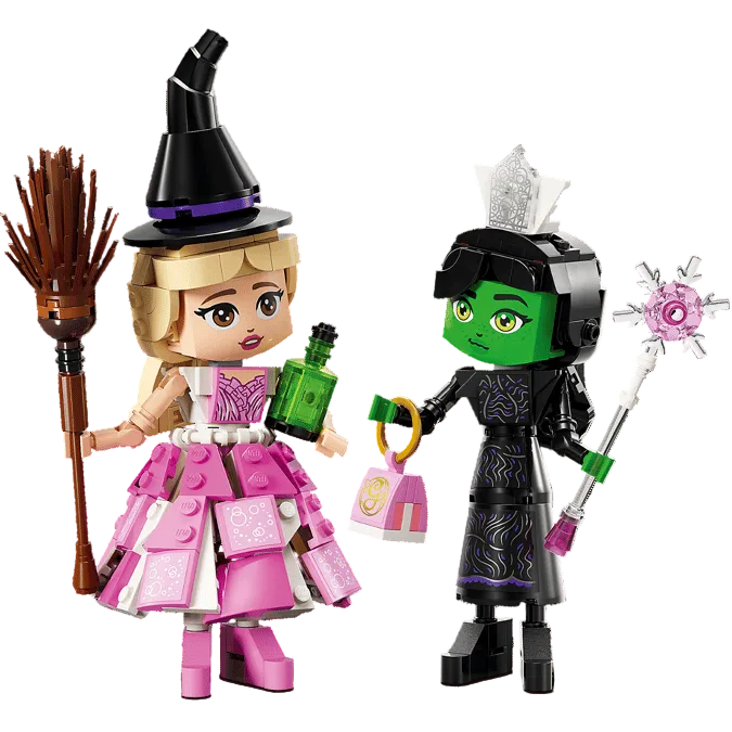 Lego Wicked Elphaba and Glinda Figures