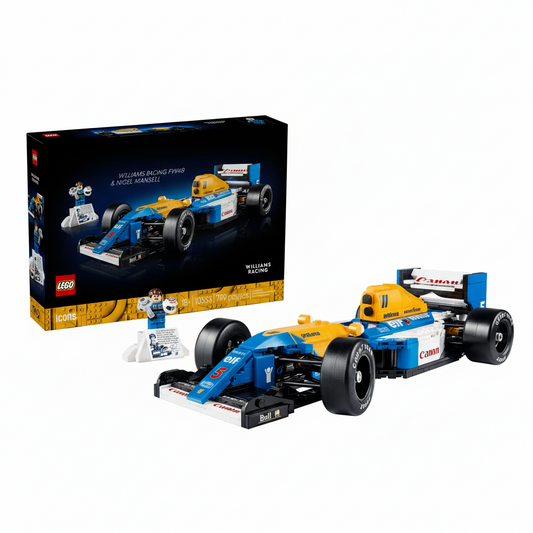 LEGO Williams Racing Formula 1 car set with packaging