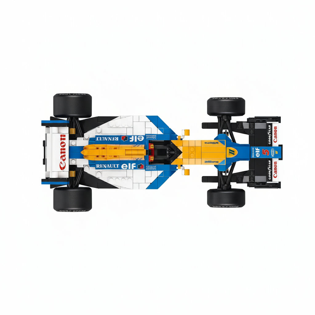 Lego Williams Racing FW14B & Nigel Mansell Top View