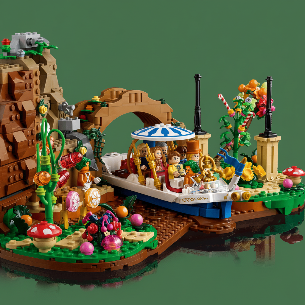 Lego Ideas Willy Wonka & Chocolate Factory Zoom