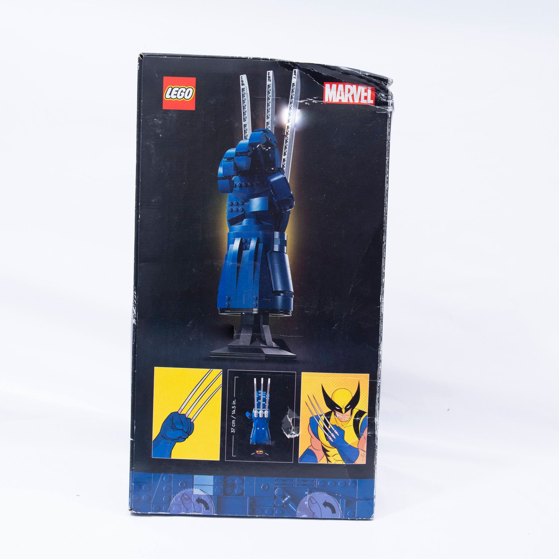 Lego X-Men Wolverine Claw Box Back