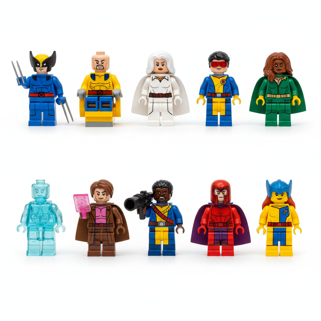 Lego X-Men X Mansion Set Figures
