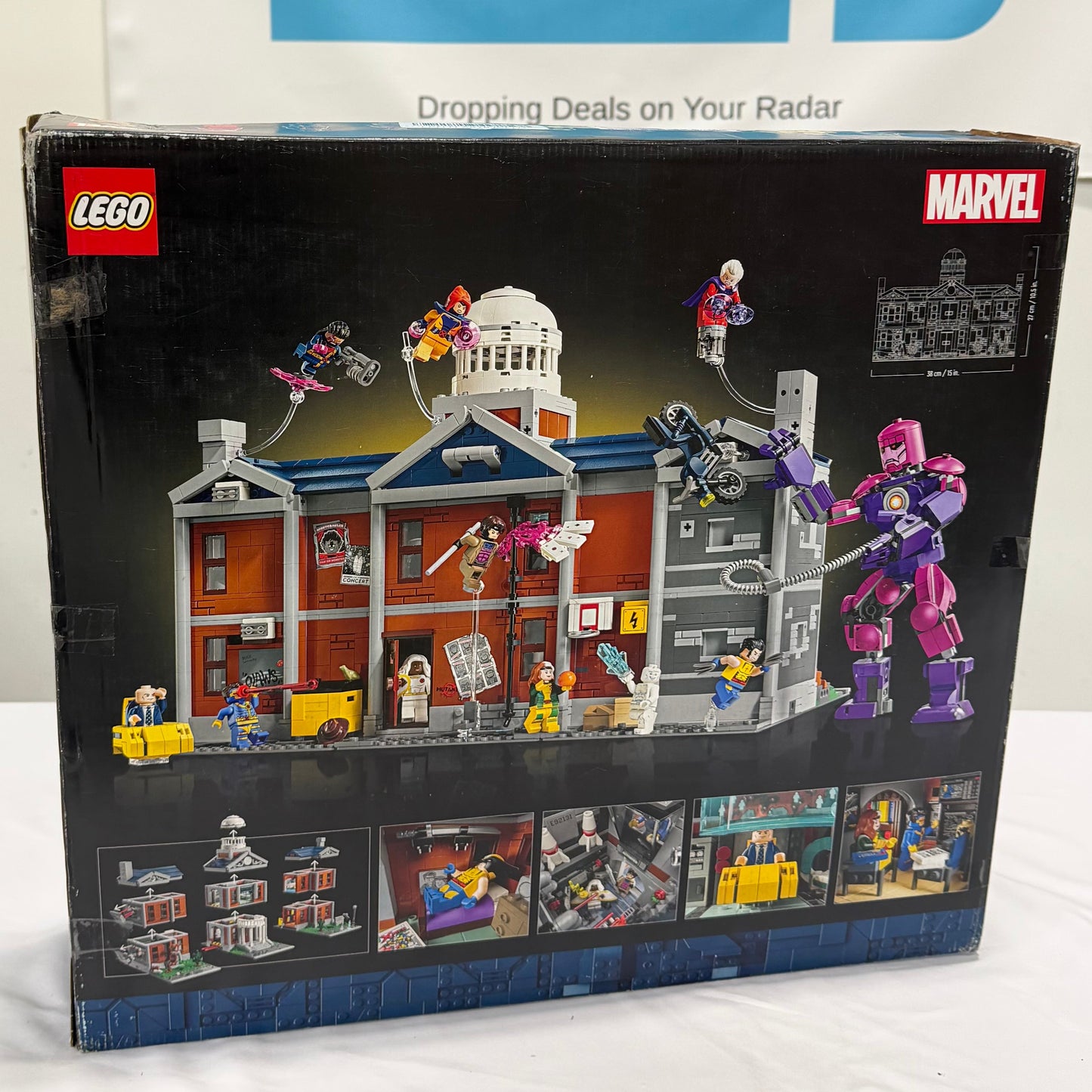 Lego X-Men X Mansion Box Back