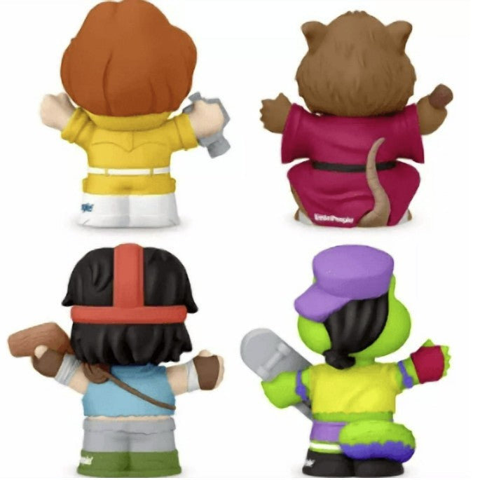 Little People TMNT Allies Collector Series Figures Back