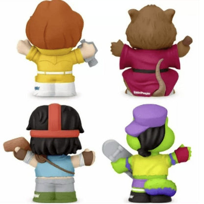 Little People TMNT Allies Collector Series Figures Back