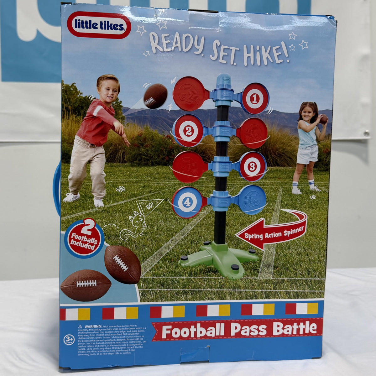 Little Tikes Football Pass Battle Box Front