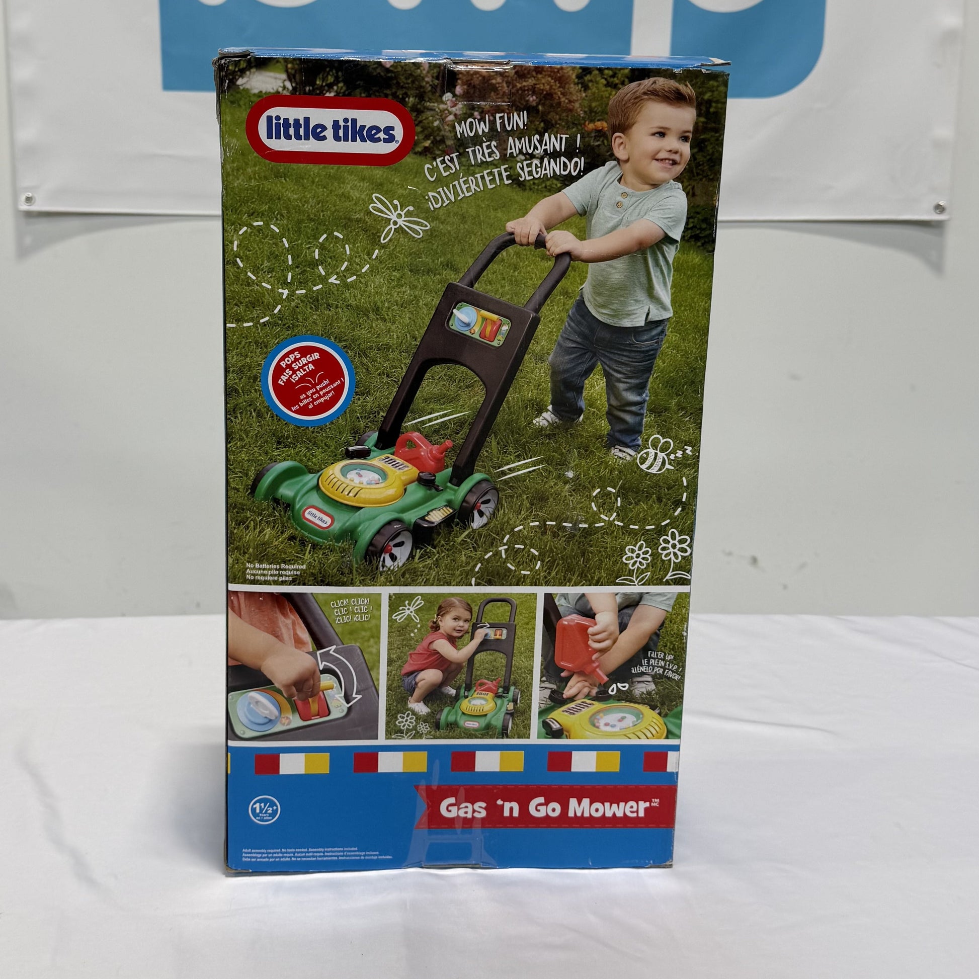 Little Tikes Gas N Go Mower Box Front