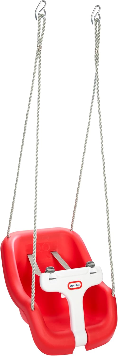2-in-1 Snug 'n Secure Swing - Red with White Bar