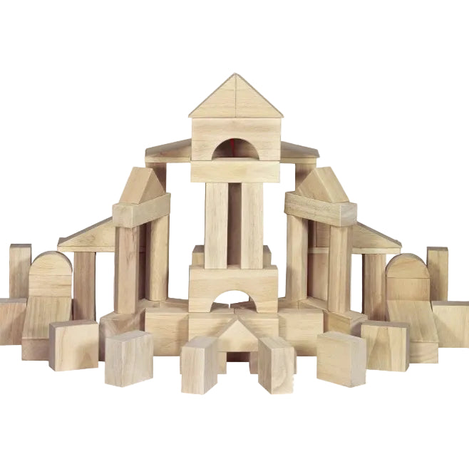 Melissa & Doug Wood Building Set - 60 Pieces