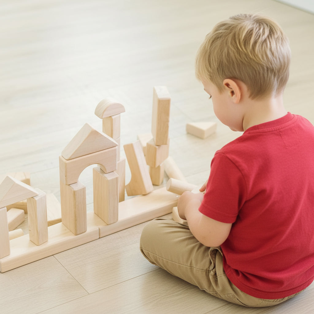 Melissa & Doug Wood Building Set - 60 Pieces