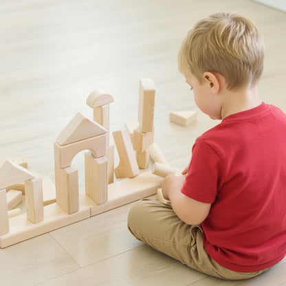 Melissa & Doug Wood Building Set - 60 Pieces