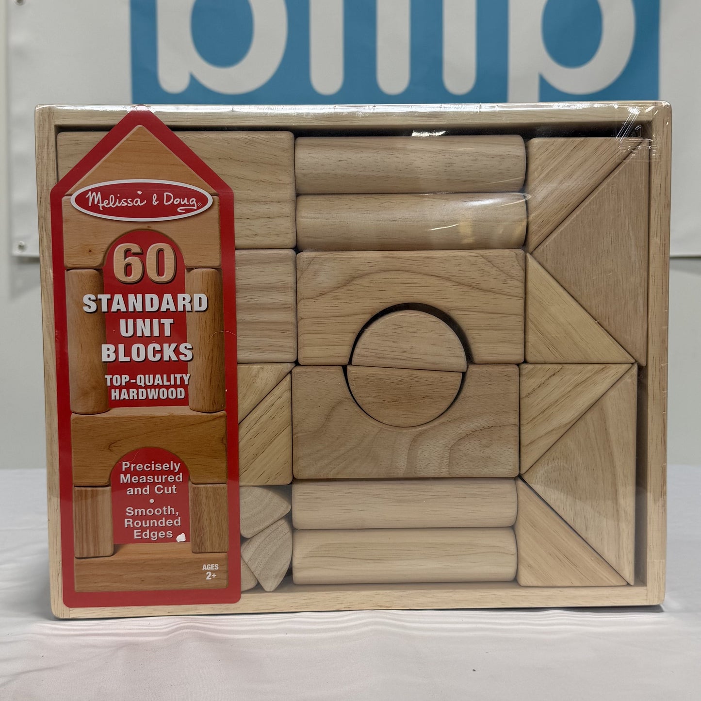 Melissa & Doug Wood Building Set - 60 Pieces Box