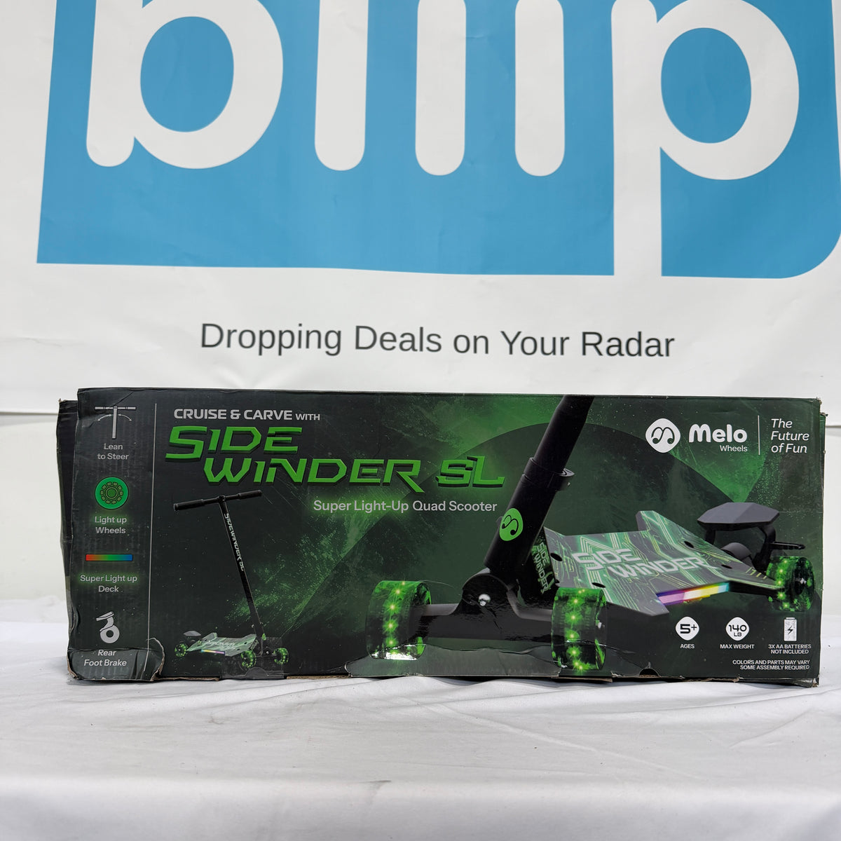 Melo Sidewinder Kick Scooter Box
