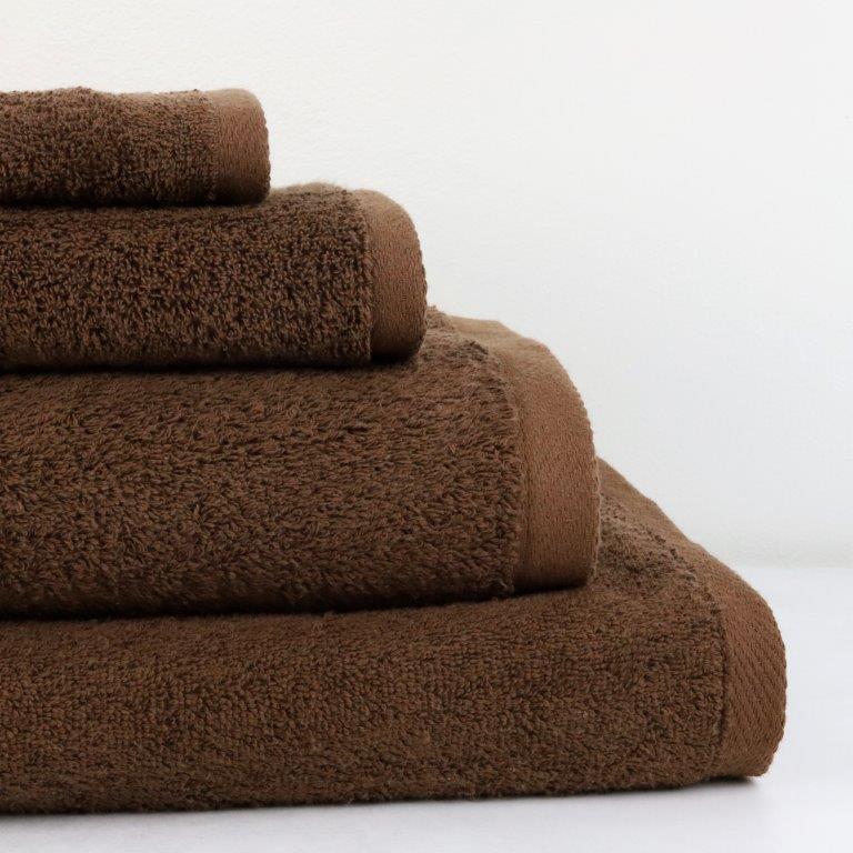Bliip Box Bathroom Millennium Towel Bundle Brown Stacked