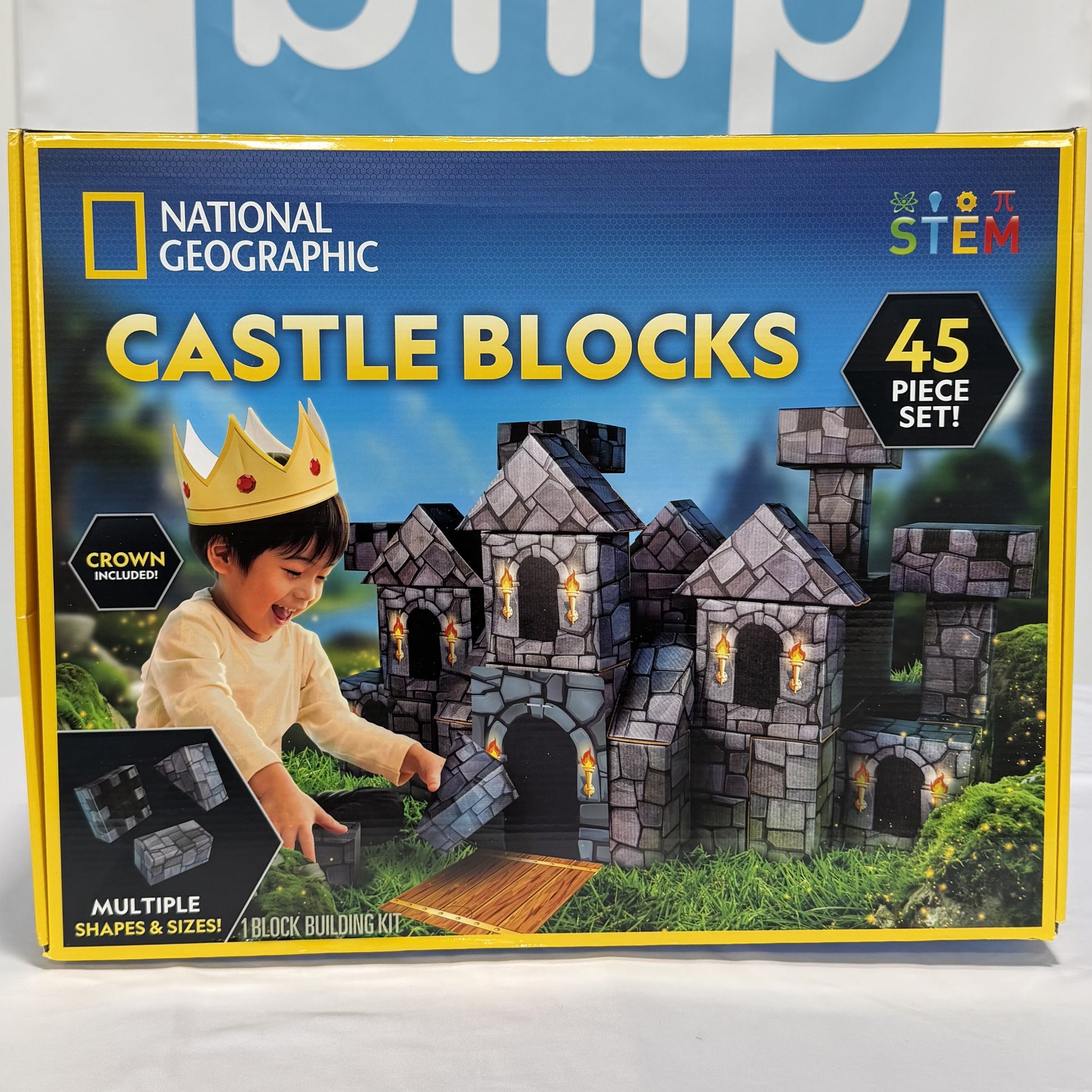 National Geographic Castle Building Blocks Box Front