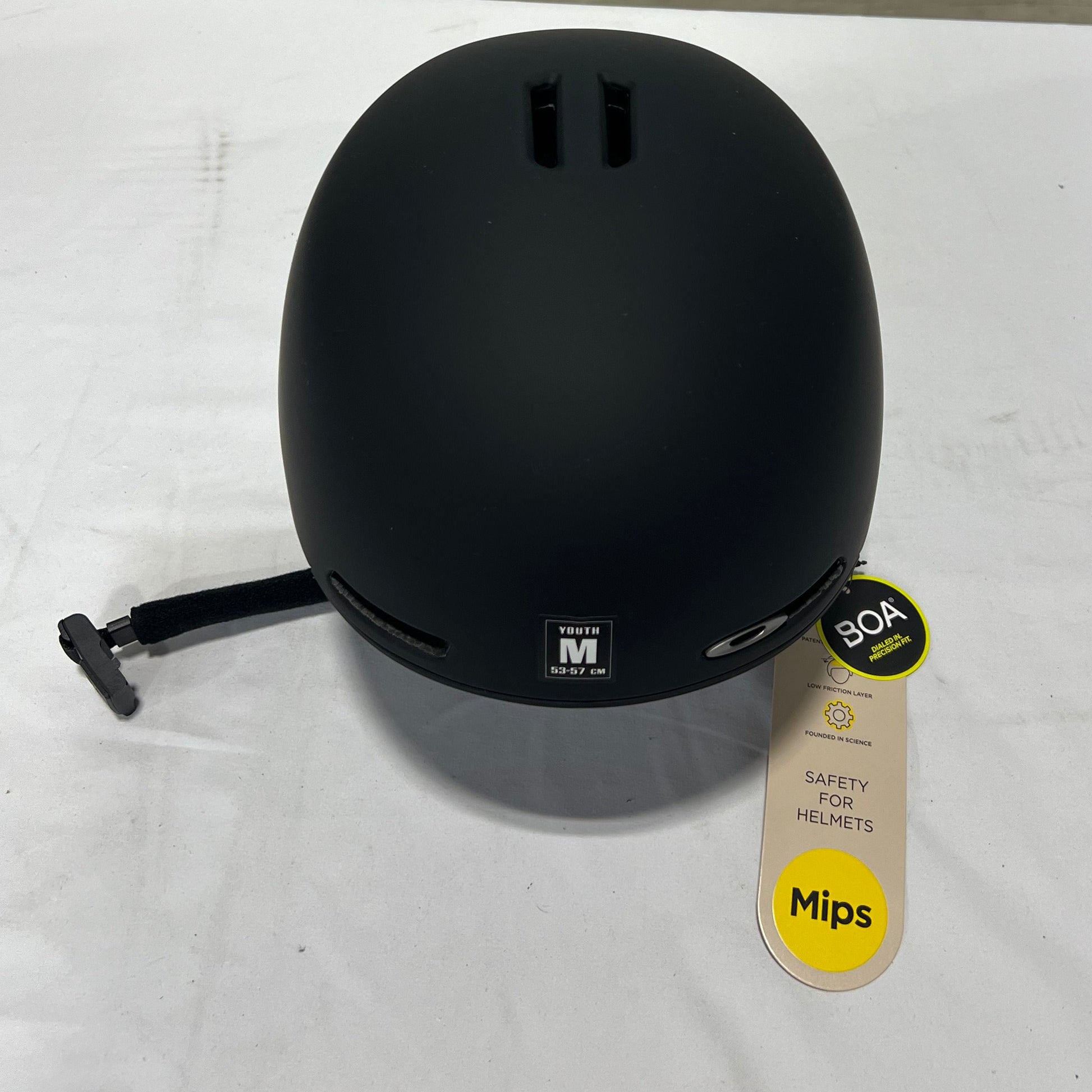 Oakley Mod1 Mips Blackout Helmet Top View
