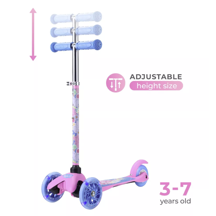 Peppa Pig Tilt N Turn 3-Wheel Scooter Handle Bars