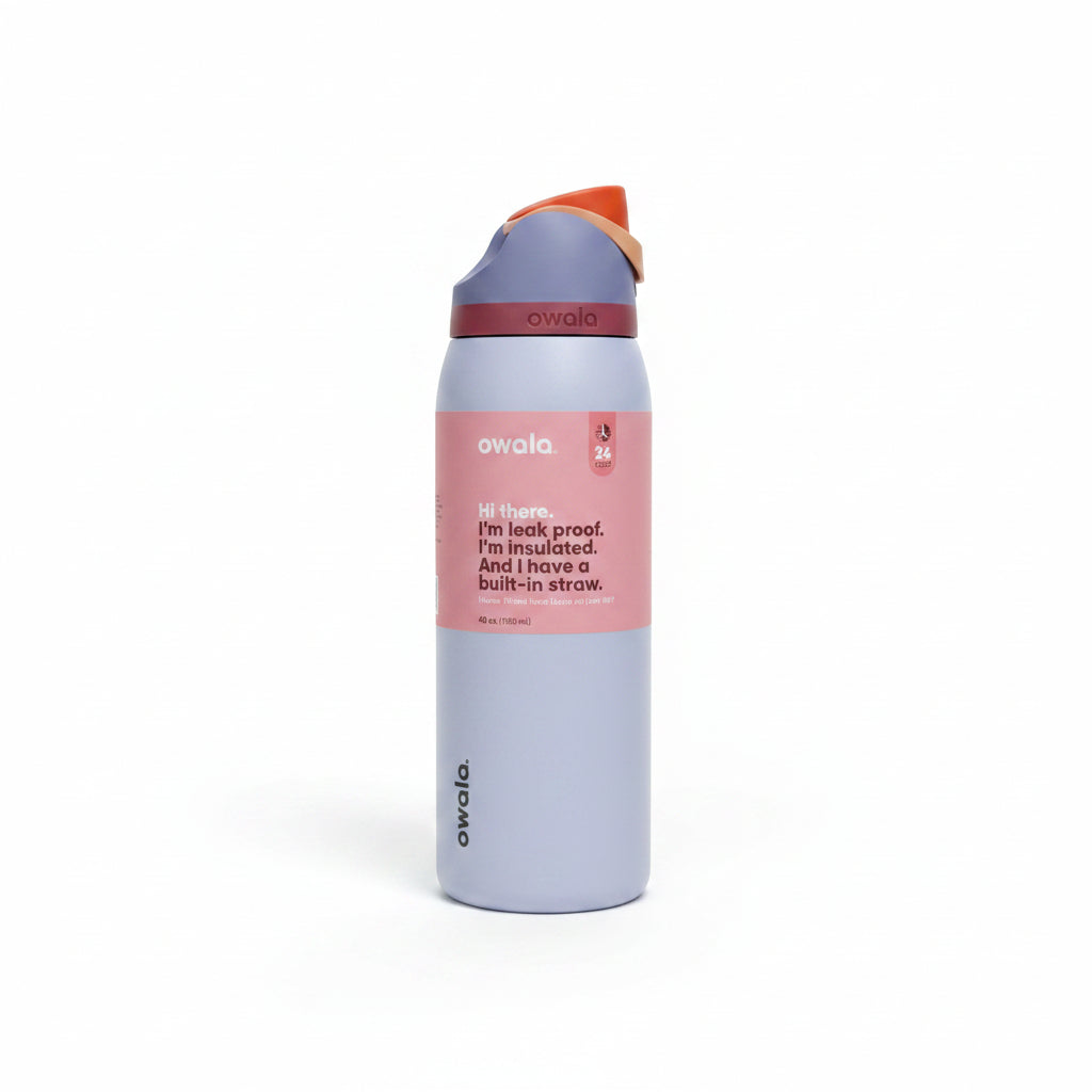 Owala Periwinkle Twinkle 40oz Water Bottle