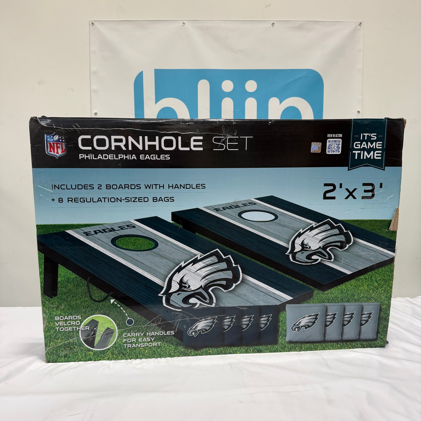 NFL Philadelphia Eagles Cornhole Set Box