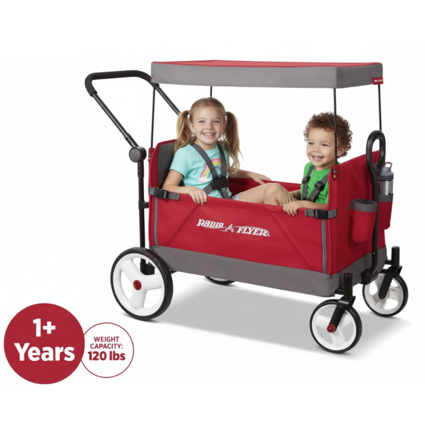 Radio Flyer Convertible Kid & Cargo Wagon Weight Capacity