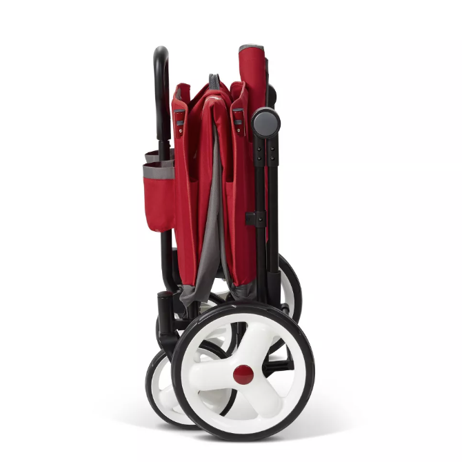 Radio Flyer Convertible Kid & Cargo Wagon Folded