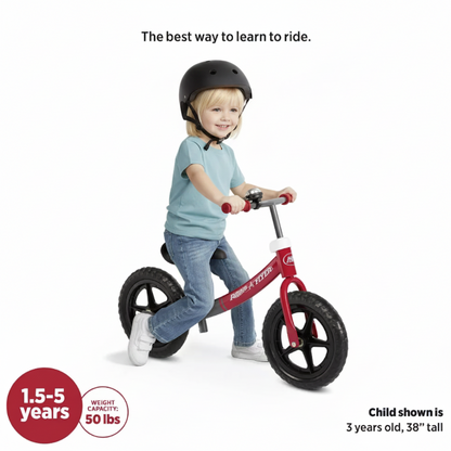 Radio Flyer Glide & Go Balance Bike Age Recommendation