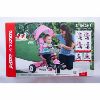 Radio Flyer 4-1 Stroller Trike Box front