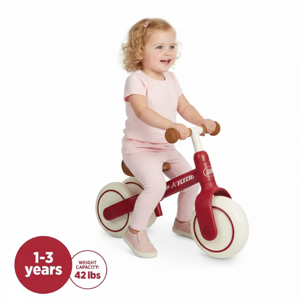 Radio Flyer Steady Start 8" Balance Bike Age and Weight