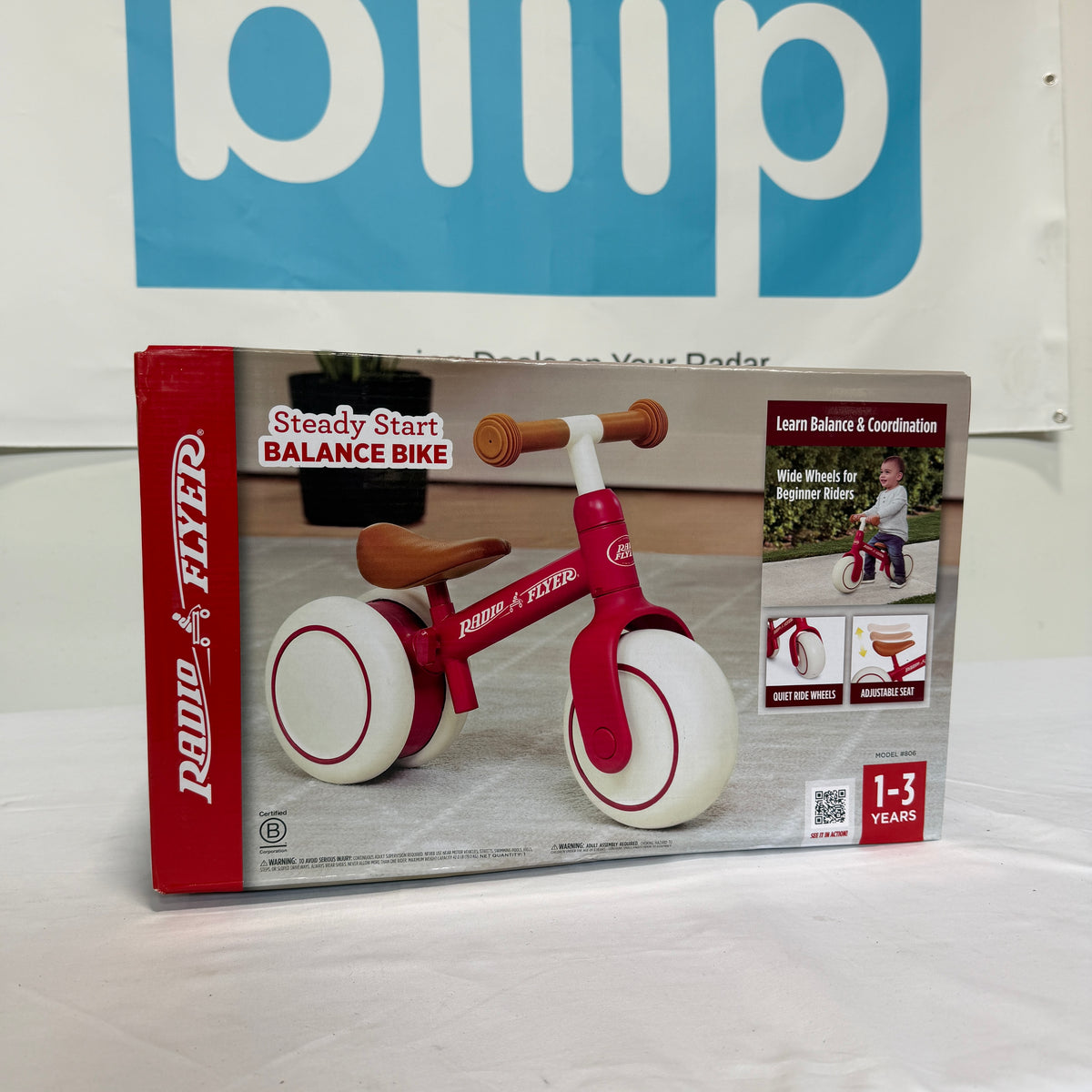 Radio Flyer Steady Start 8" Balance Bike Box