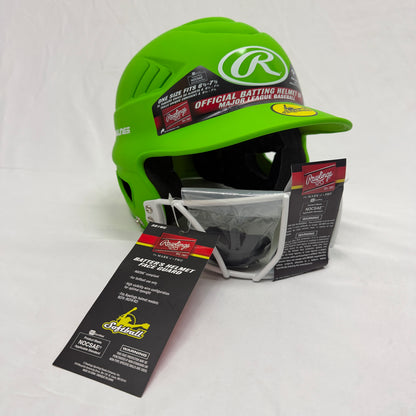 Rawlings COOLFLO Batting Helmet Green