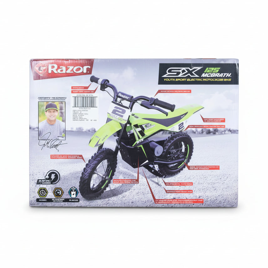 Razor Electric Bike Box Front