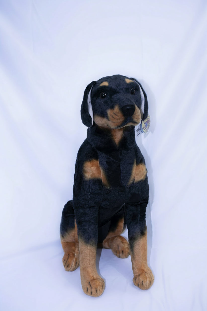 Robbie The Rottweiler Animal Plush