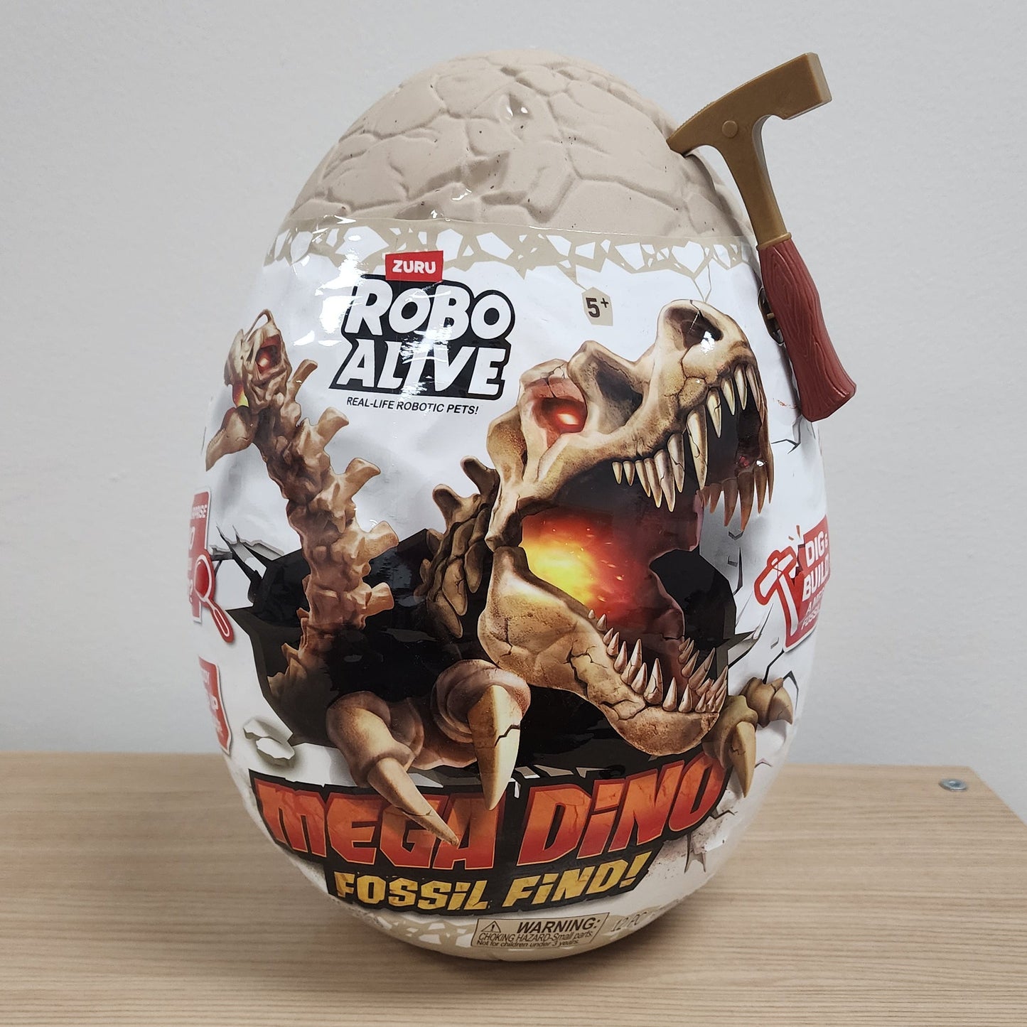 Robo Alive Dino Fossil Find Egg Front