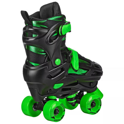 Roller Derby Green Kid's Adjustable Skates - Quad