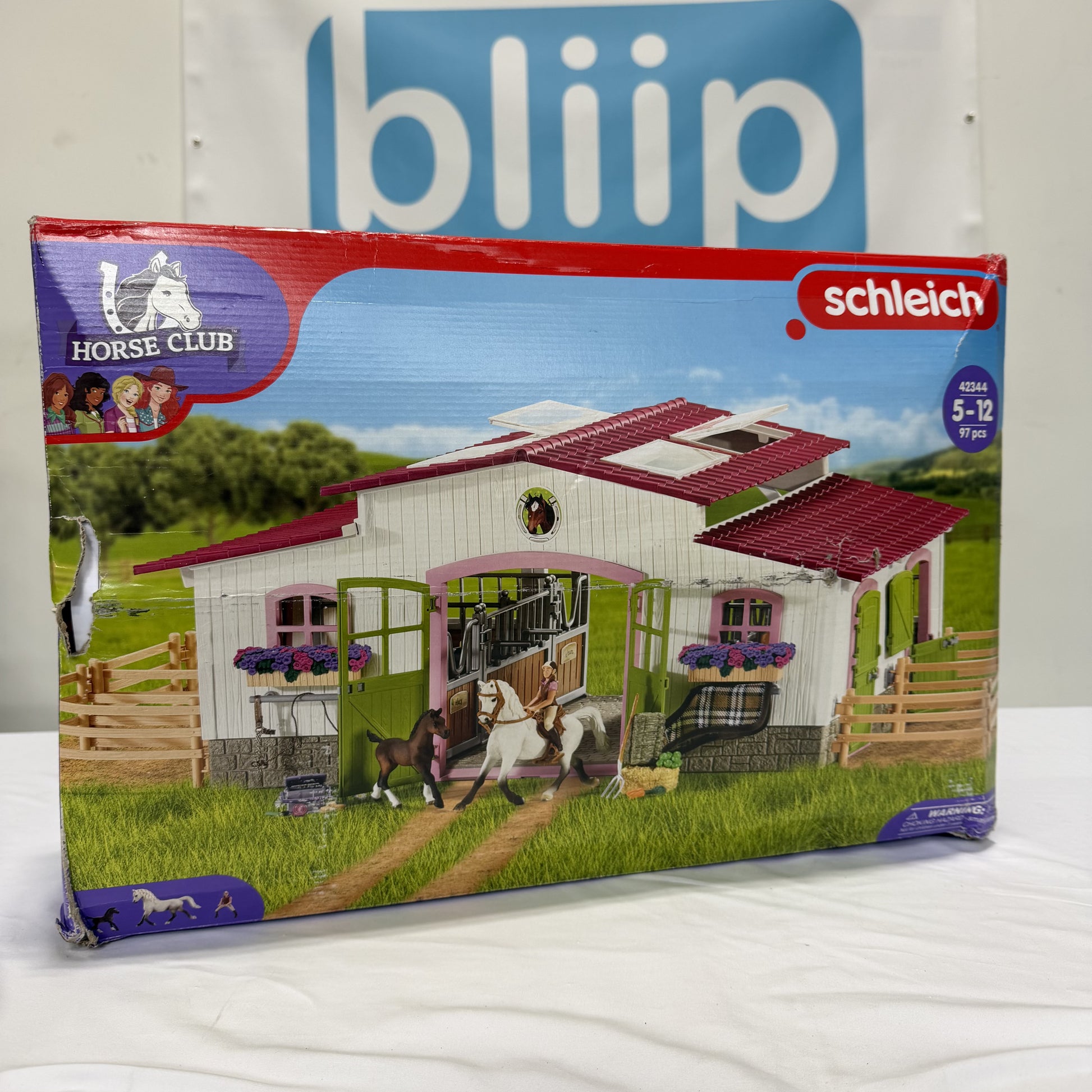 Schleich Horse Club Riding Center Playset Box Front