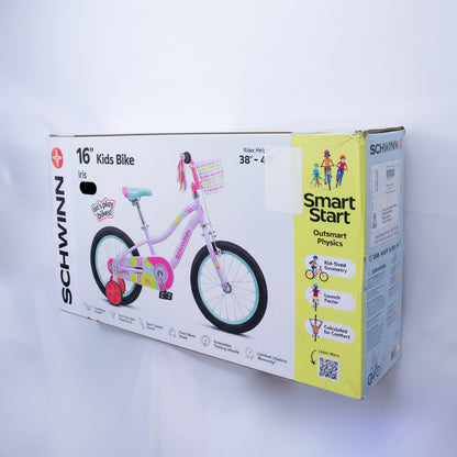 Schwinn Iris 16in Kid's Bike Purple Box