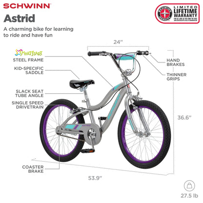 Schwinn Astrid Kids Bike Details