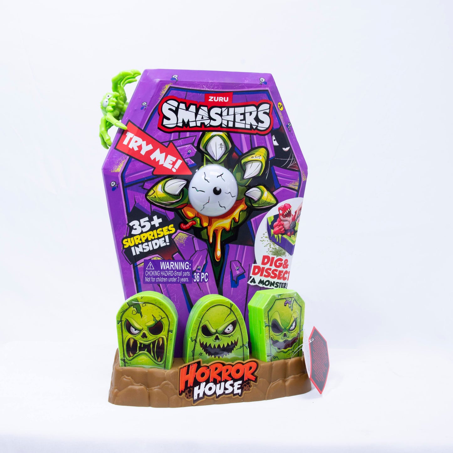 Smashers Mega Horror House Surprise Dig - Box Front