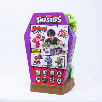 Smashers Mega Horror House Surprise Dig Box Back