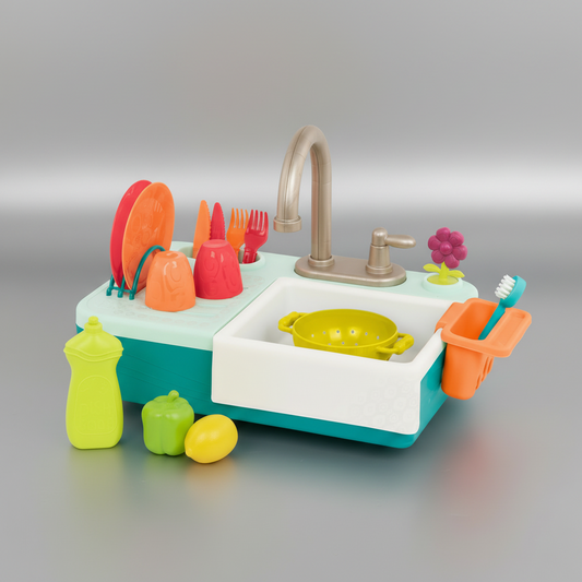 B Toys Splash n Scrub Sink Toy Set