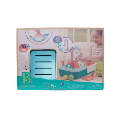B Toys Splash n Scrub Sink Toy Set Box Front