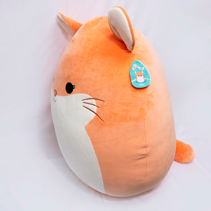 Squishmallow Jumbo Peach Chinchilla Side