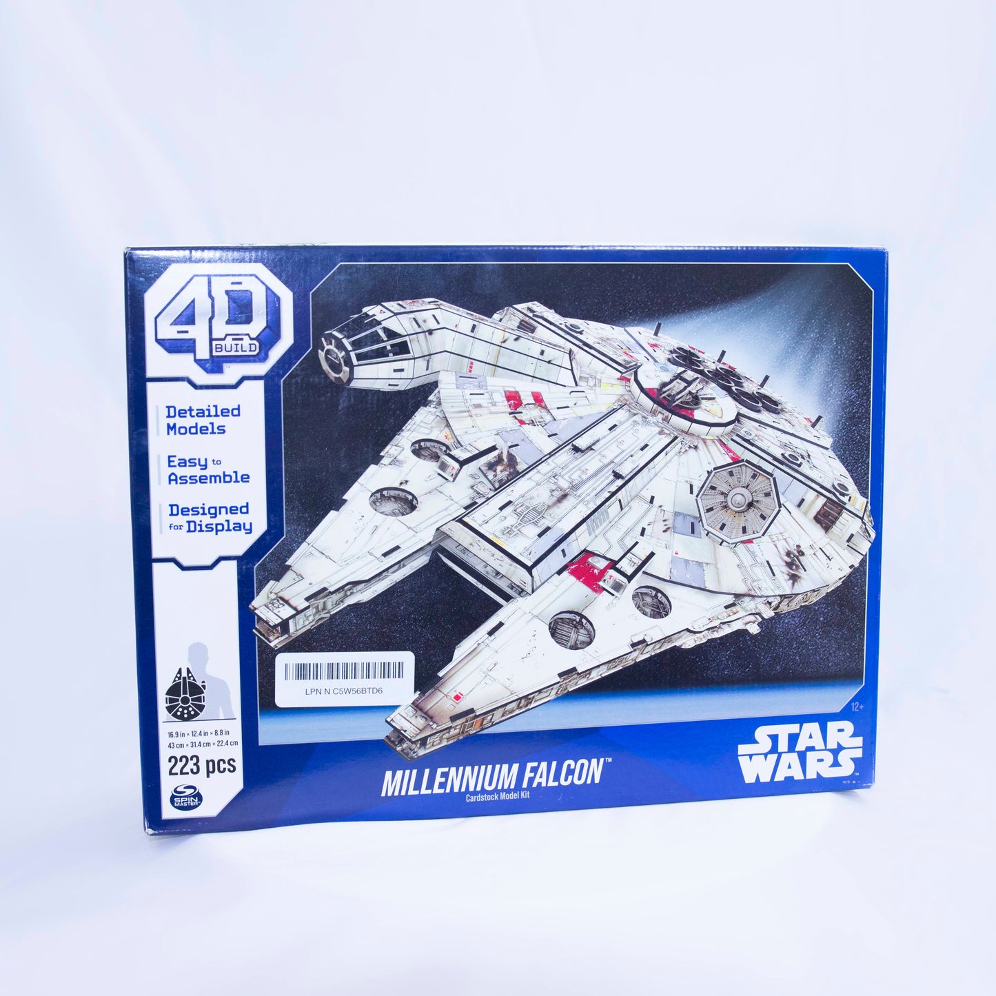 4D BUILD - Star Wars Millennium Falcon Model Kit Box Front