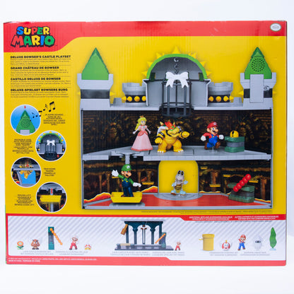 Super Mario Deluxe Bowser Playset Box Back