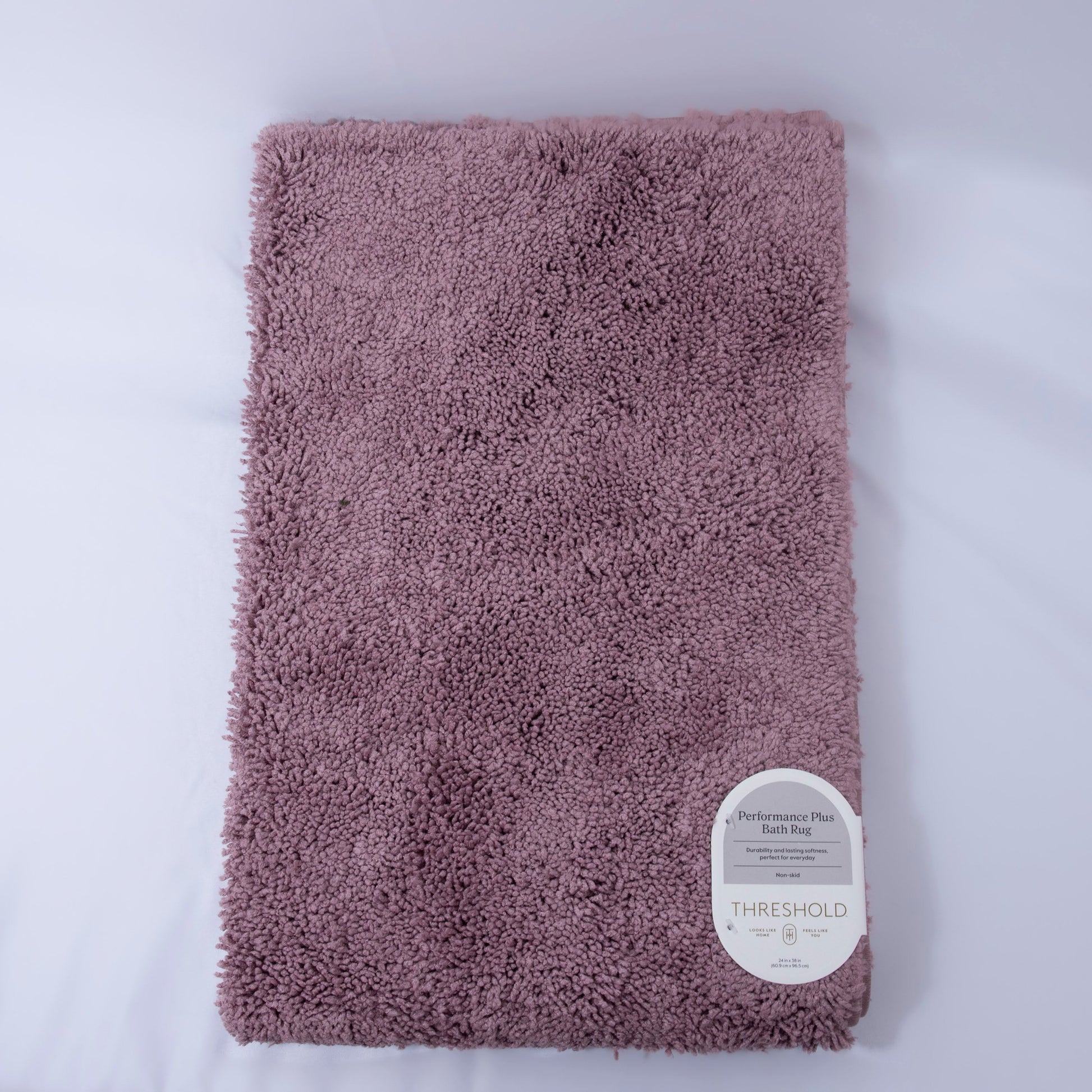 Threshold 24x38 Bath Rug, Mauve