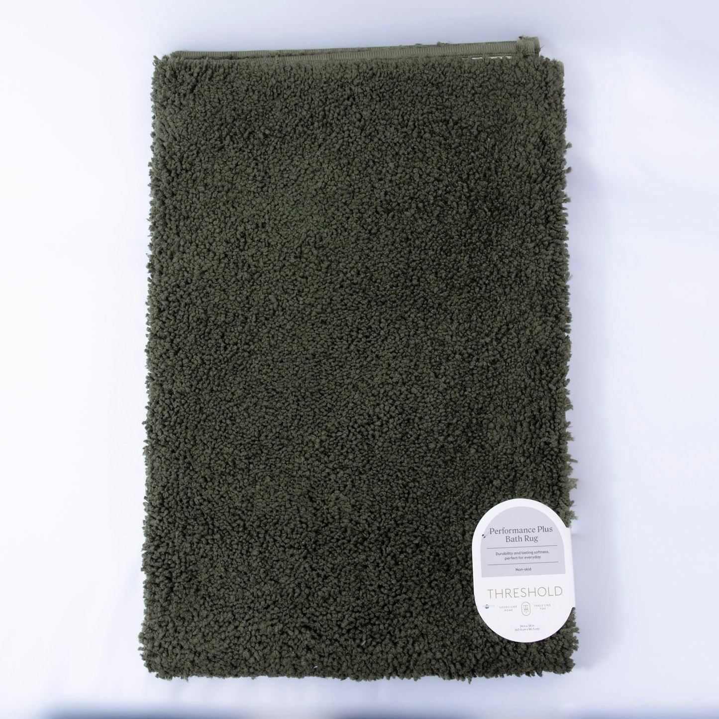 Threshold 24x38 Bath Rug, Wreath Green