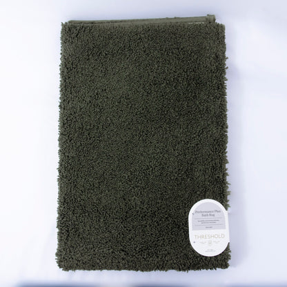 Threshold 24x38 Bath Rug, Wreath Green